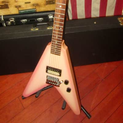 1982 Dean Baby V Pink Burst image 2
