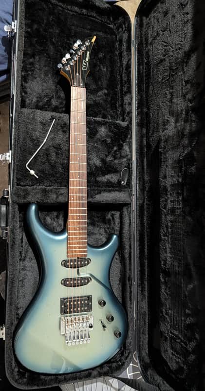 Rare vintage Westone XA1630 anniversary edition (Genesis II) 1987 - Platinum blue image 1