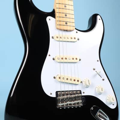 1989-1990 Fender MIJ Stratocaster Strat Japan Maple Neck Black Electric Guitar image 17