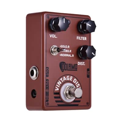 Dolamo D-11 Vintage Distortion Guitar Effect Pedal Vol Filter Dist + Toggle Opt image 4