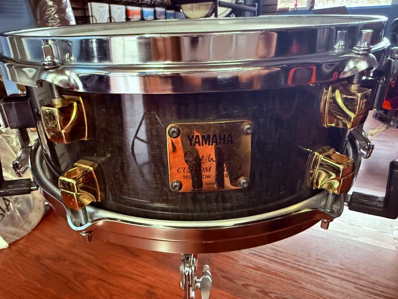 Yamaha Dave Weckl Snare Drum MSD13DW, And you get brand New a Free Bag Icon Snare Drum Bag; 14" x 5.5" image 1