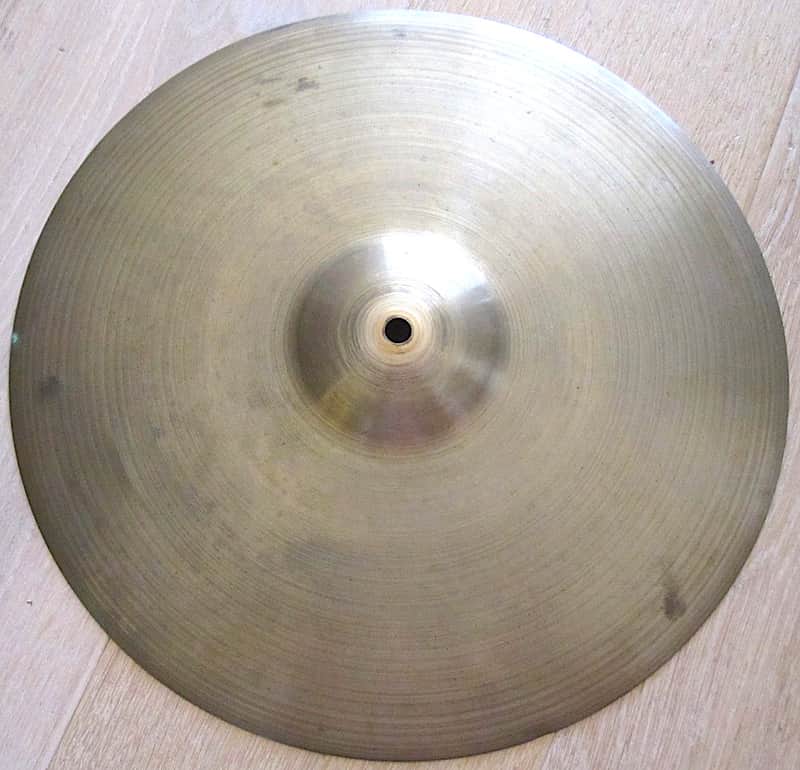 14" Avedis Zildjian Paper-Thin Hihat Cymbal 1950s - Vintage image 1