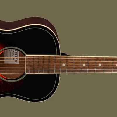 Gretsch Jim Dandy Concert - Walnut Fingerboard, Black Pickguard, Deep Cherry Burst image 1