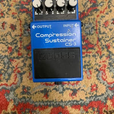 Boss CS-3 Compression Sustainer (Silver Label) 1997 - Present - Blue image 1