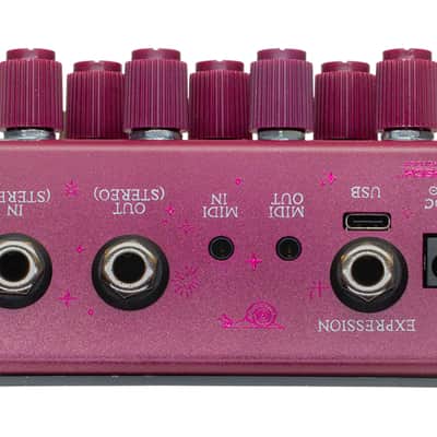 Old Blood Noise Endeavors Sunlight Stereo Dynamically Held Reverb Pedal (Maroon) image 3
