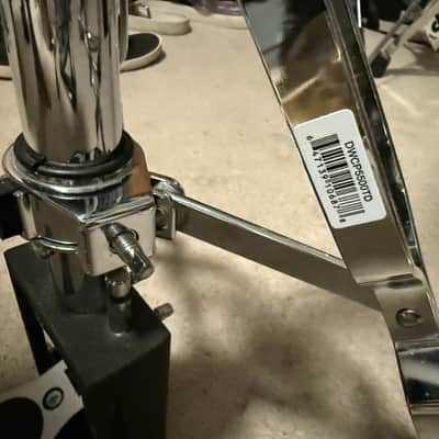 DW DWCP5500TD 5000 Series Delta II Heavy Duty Double-Braced Rotating 2-Leg Hi-Hat Stand 2020s - Chrome image 4