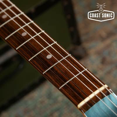 2006 Fender '69 Mustang Matching Headstock MG69 Japan CIJ Old Lake Placid Blue image 13
