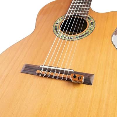 Kna NG-2 7S | Bridge Mounted Portable Piezo Pickup for 7 String Classical / Flamenco Guitar  with Volume Contol image 4