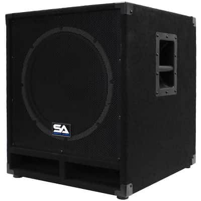 Powered 15" Subwoofer Cabinet PA DJ PRO Audio Band Speaker - Active 15 Inch Sub image 1