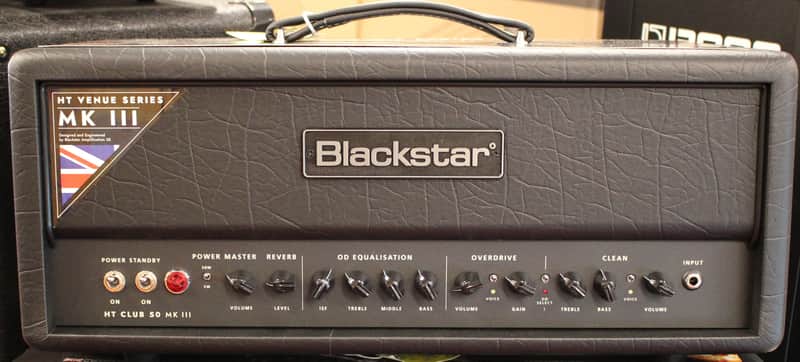 Blackstar HT Club 50H MK III 2-Channel 50-Watt Guitar Tube Amp Head Black w/Footswitch image 1