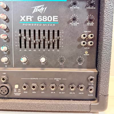 Peavey XR 680E 8-Channel Powered Mixer Late 90's image 3