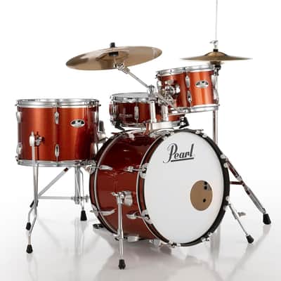 Pearl Roadshow Drum Set 4-Piece Complete Kit with Cymbals and Stands (RS584C/C749) - Burnt Orange Sparkle image 3