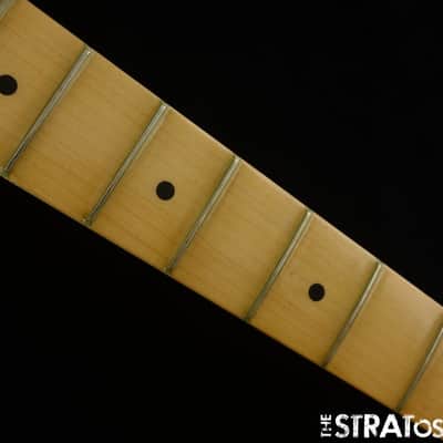 USED Fender 1998 MIM Stratocaster Strat NECK + TUNERS Guitar Parts Maple image 3