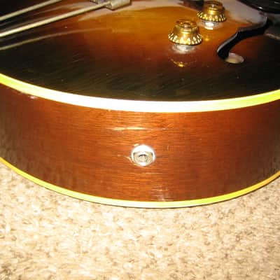 Gibson es-125 1956 - sunburst image 13