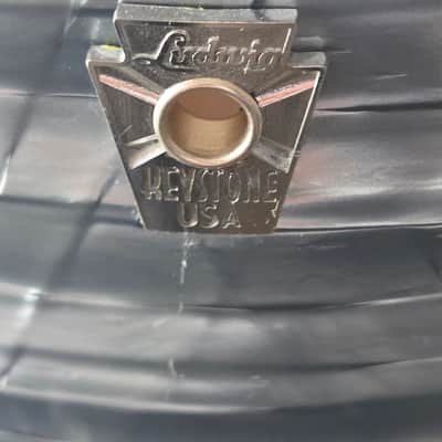 Ludwig Keystone X 6pc with Snare Sky Blue Pearl (Yellowing Wrap) 2019 - Sky Blue Pearl (Yellowing) image 4