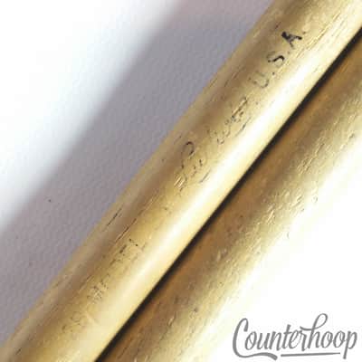 Ludwig 2x Drum Sticks 2B Model Script Logo Vintage 60s Thick/Fat Wood-Tip Bonham image 2