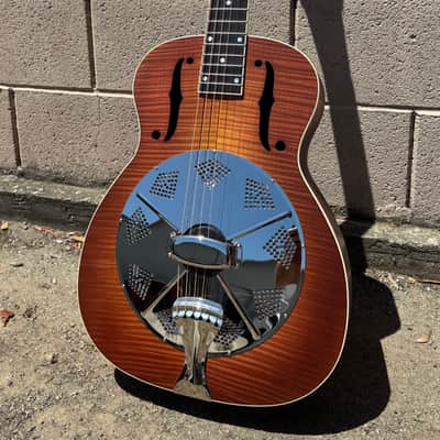 National Reso-Phonic TROJAN Prototype 2026 Figured Maple 14 Fret - IN STOCK NOW! image 3