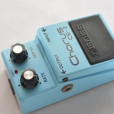BOSS CE-2 Chorus Silver Screw 4-Digit Serial Black Label Made in Japan 1979 w/ Original Box image 6