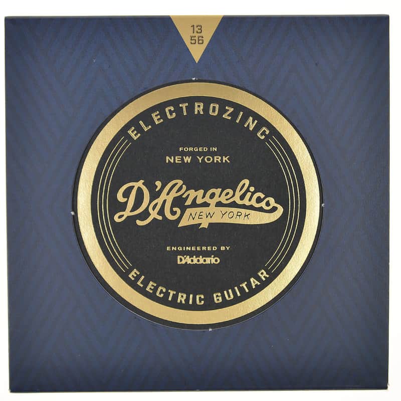 D'Angelico DAJ1356 Electrozinc Jazz Guitar Strings - Medium (13-56) image 1