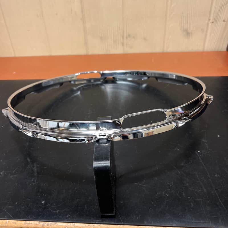 Ludwig 14” 10 lug 2.3mm Steel Super sensitive Resonant Hoop 1980’s image 1