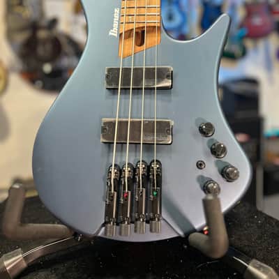Ibanez EHB Ergonomic Headless Bass Guitar - Arctic Ocean Matte Auth Deal! 995 GET PLEK’D! image 2