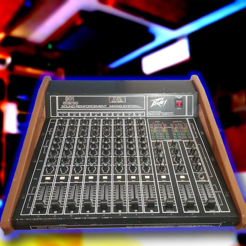Peavey 801 Stereo Mixer 1980's - Natural Wood | Reverb