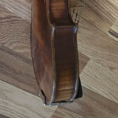 Vintage 1920's John Juzek 1/4 size violin with bow image 15