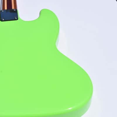 Ankh Instruments 35" scale,L/H, 4 String, Jazz Bass, Woodie, 2021, Lime image 6
