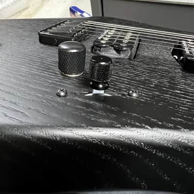 Kinnatone Black Downturned knurled 3 or 5 way Blade style Switch Tip Knob For Strat or Tele Charvel,Jackson,PRS, Ibanez and more image 5