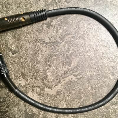 3-Pack Monoprice Xlr to 1/4 inch balanced TRS shielded 2 ft cable image 1