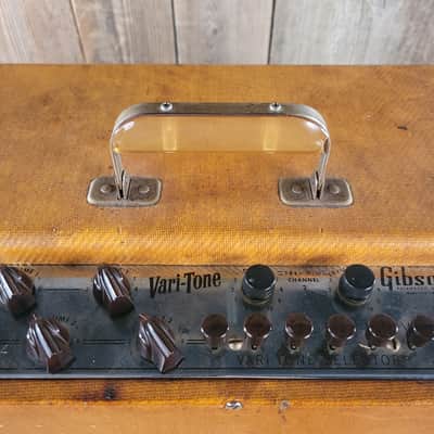 Gibson GA-80 Vari-tone Robin Trower Owned? Tweed Guitar Amp 1959 - Tweed image 14