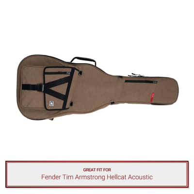 Tan Gator Guitar Case fits Fender Tim Armstrong Hellcat Acoustic image 1