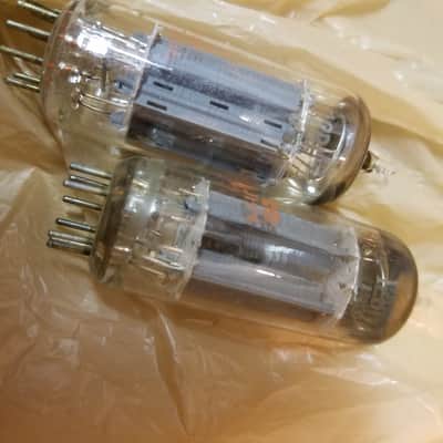 Sylvania ONE (1) 12BH7A AT1000 TESTED Vacuum Tube grey ridged 12BH7 dual triode 1964-1976 image 1