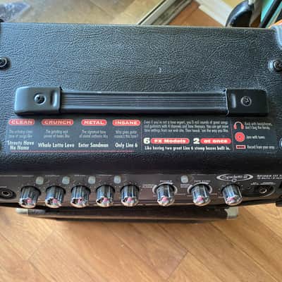 Line 6 Spider III 15 15-Watt 1x8" Digital Modeling Guitar Practice Amp 2006 - 2009 - Black image 2