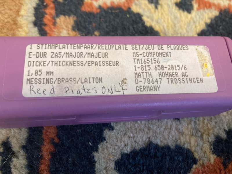 Hohner Harmonica Reed Plate Set NOS Ship FREE tomorrow image 1