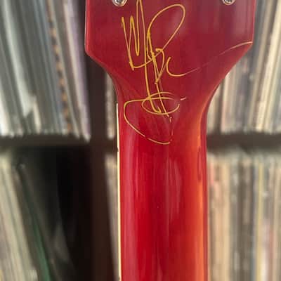 Woodrite Matt Pike Signature Warlord Left-Handed - Signed Crimson Burst - Signed by Matt Pike image 3