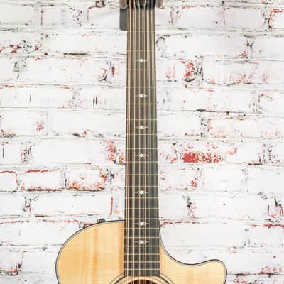 Taylor - (2025) 354ce - 12 String Acoustic-Electric Guitar -Sapele/Sitka - V-Class Bracing - Natural - w/ Hardshell Case - x5053 image 3