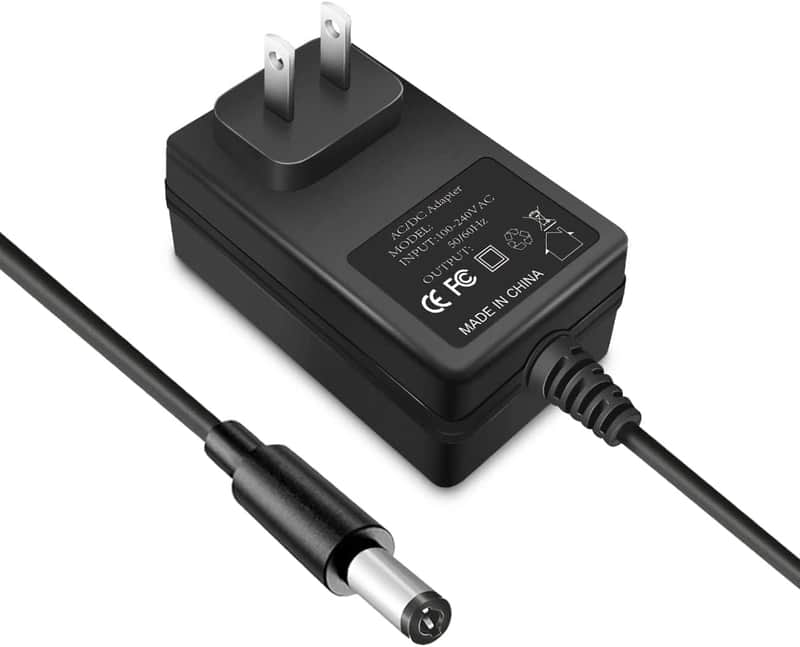 9V Power Adapter fit for Casio Keyboard AD-5 AD-5MU WK-110 WK-200 LK-43 LK-100 CT-360 CTK-496 CTK-573 CTK-611 CTK-700 CTK-710 CTK-2100 CasioTone Piano Keyboard Power Supply Cord image 1