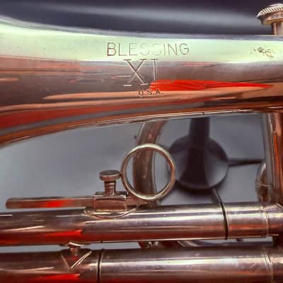 Blessing XL Cornet – Made in USA – Silver Plate – w/ Case & Mouthpiece image 5