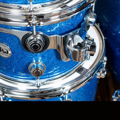 DW Collector's Series SSC Maple 4-Piece Drum Set - Blue Glass - Free Shipping image 6
