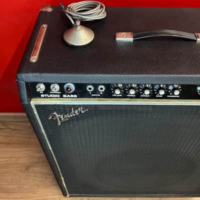 Fender Studio Bass 200 All-Tube Amplifier 1979 All Original image 3