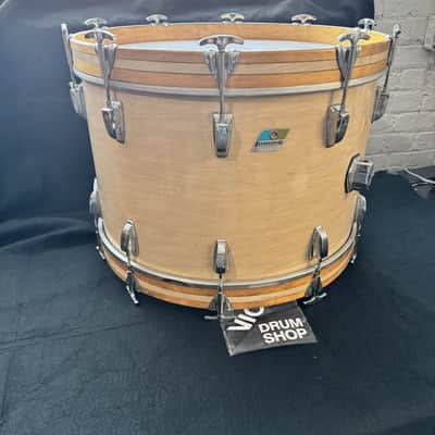 Ludwig 1970s 3 Piece 3 Ply Fab Shell Pack, 9x13, 16x16, 14x22, Gloss Maple Lacquer image 2
