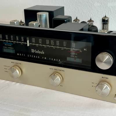 Classic McIntosh MR71 Stereo Tube Tuner Black / Silver, Very Clean Super Nice Tuner ! image 3