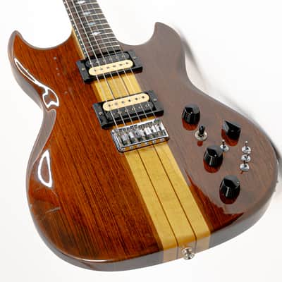 Aria Pro II TS-600 Tri-Sound Series Natural w/ Neck-Thru Construction, Versatile Electronics image 6