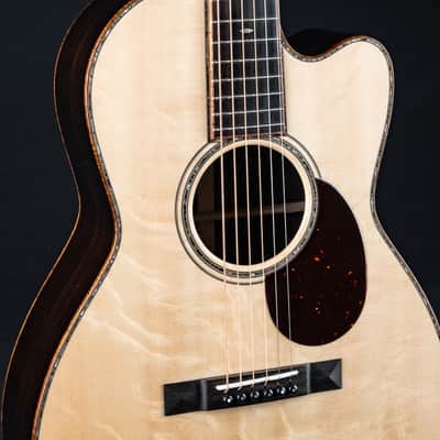 Santa Cruz 00-42 Cutaway African Blackwood and Bearclaw German Spruce Custom Used (2024) image 6