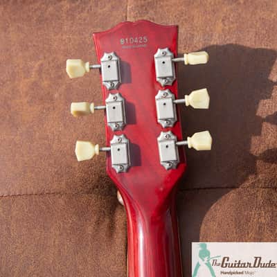 1999 Epiphone by Gibson LPS-80 '58 Reissue Style Les Paul Standard -w Open Book Headstock - Heritage Cherry Sunburst - Made in Japan! Pro Set Up w Perfect Frets/Action/Intonation image 3