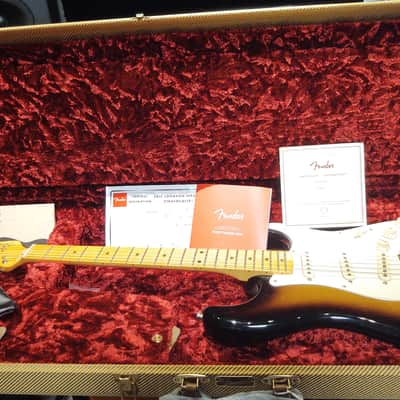 Fender EJ'54 Virginia Stratocaster 2020 - Tow-tone tobacco burst image 2