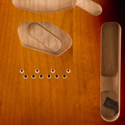 Fender Deluxe Series Telecaster SSH Alder Body Modern Bridge Mount, 3-Color Sunburst image 11