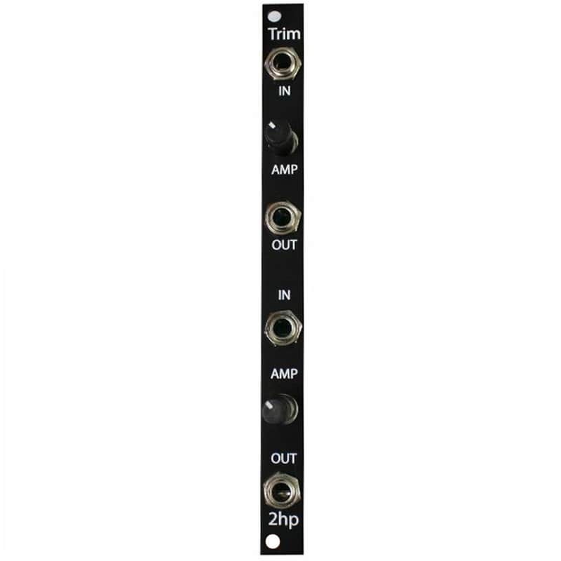 2hp TRIM Eurorack Attenuator Module (Black) (B-stock) image 1