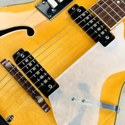 EKO Model 200 Hollow Body Guitar 1966 - Natural image 7